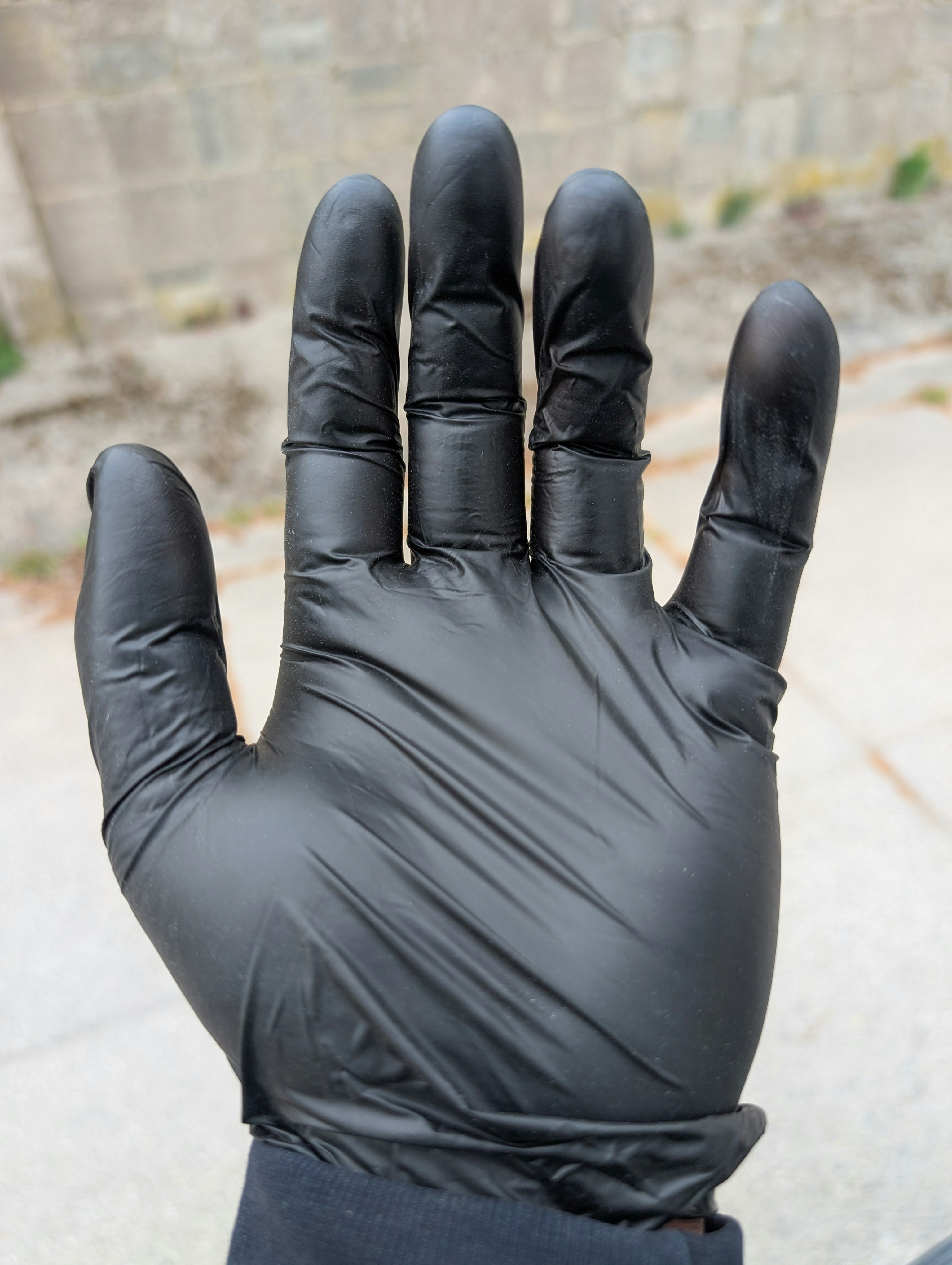 Black Nitrile Gloves
