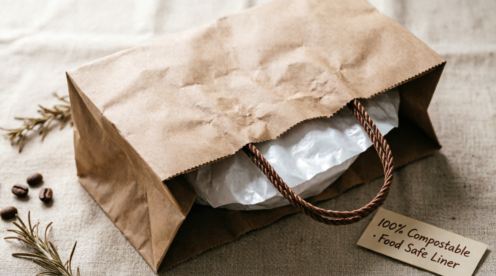 Kraft Carry Bag with Handle